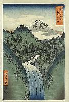 Hiroshige- 36 Views of Mt Fuji-Mountains in the heart of Izu