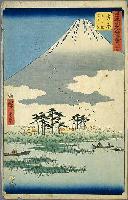 Hiroshige- 53Stations (Vertical or Tate-e Tokaido)- Yoshiwara