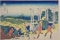 Hokusai- 36 Views of Mt Fuji -Senju in Musashi Province