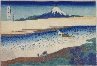 Hokusai- 36 Views of Mt Fuji -Tamagawa River in Musashi Province