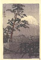 Kawase- Fuji Bridge- Postcard