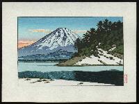 Kawase- Lake Shoji in Snow