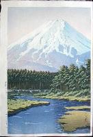 Kawase- Mt. Fuji Seen from Oshino