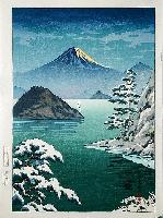 Koitsu- Fuji from Mitsuhama in Snow