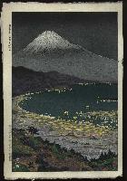 Okada, Koichi- Mt. Fuji at Night across the Japanese Plain