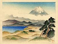 Shuke, Yamakawa- Mt Fuji from Tsujido