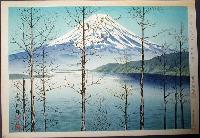 Tokuriki, Tomikichiro- Eight Views Of Fuji- Lake Motosu in Early Spring