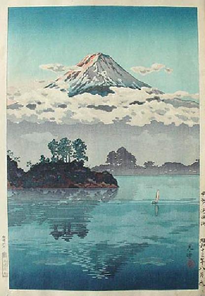 Fuji in Clouds