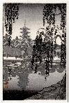 Shinobazu Pond (greyscale)