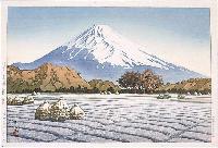 Hasui- A frosty morning at Nagaoka in Izu Peninsula