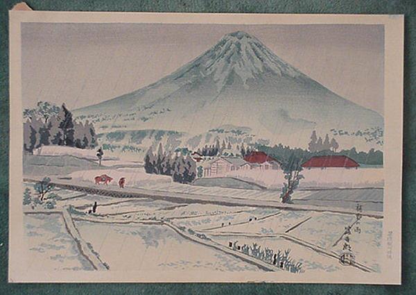 Tokuriki, Tomikichiro- Eight Views of Fuji- Skirts of Mt. Fuji
