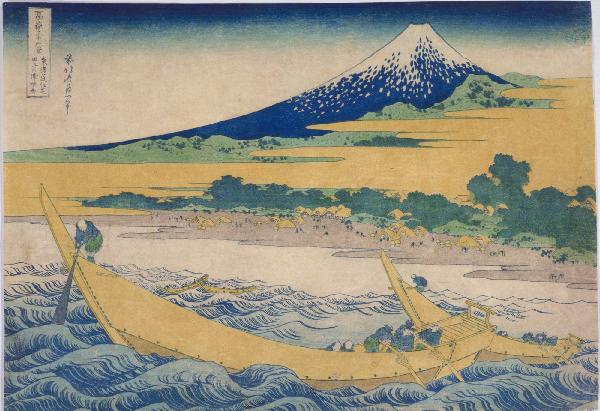 Hokusai- 36 Views of Mt Fuji -The Bay of Tagonoura at Ejiri on the Tokaido Highway