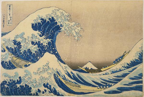 Hokusai- 36 Views of Mt Fuji -Under the Wave off the Coast of Kanagawa