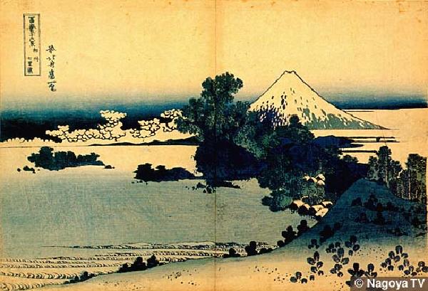 Hokusai- 36 Views of Mt Fuji- Shichirihama in Sagami Province