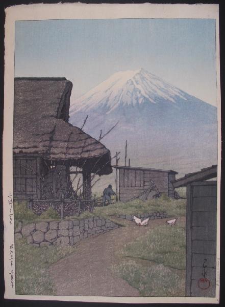 Kawase- Mount Fuji at Funatsu, Yamanishi