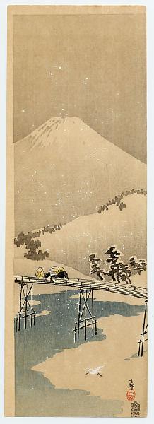 Shoson- Mt Fuji in Winter